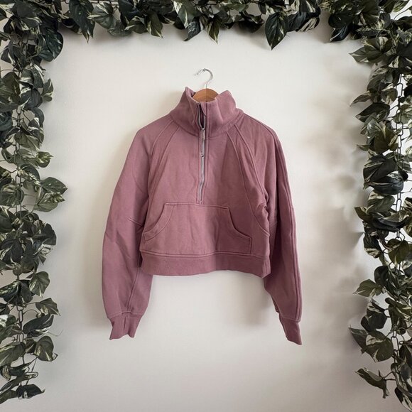 Lululemon Athletic Scuba Oversized Funnel Neck Jacket Twilight Rose Size XS/S - Picture 1 of 10